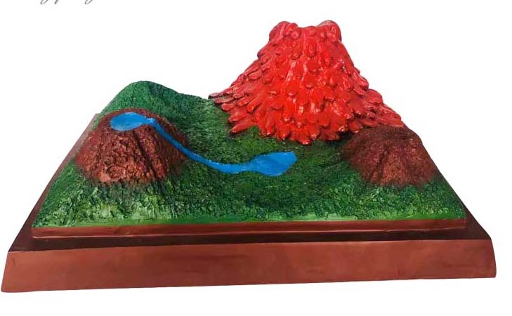 火山地貌模型